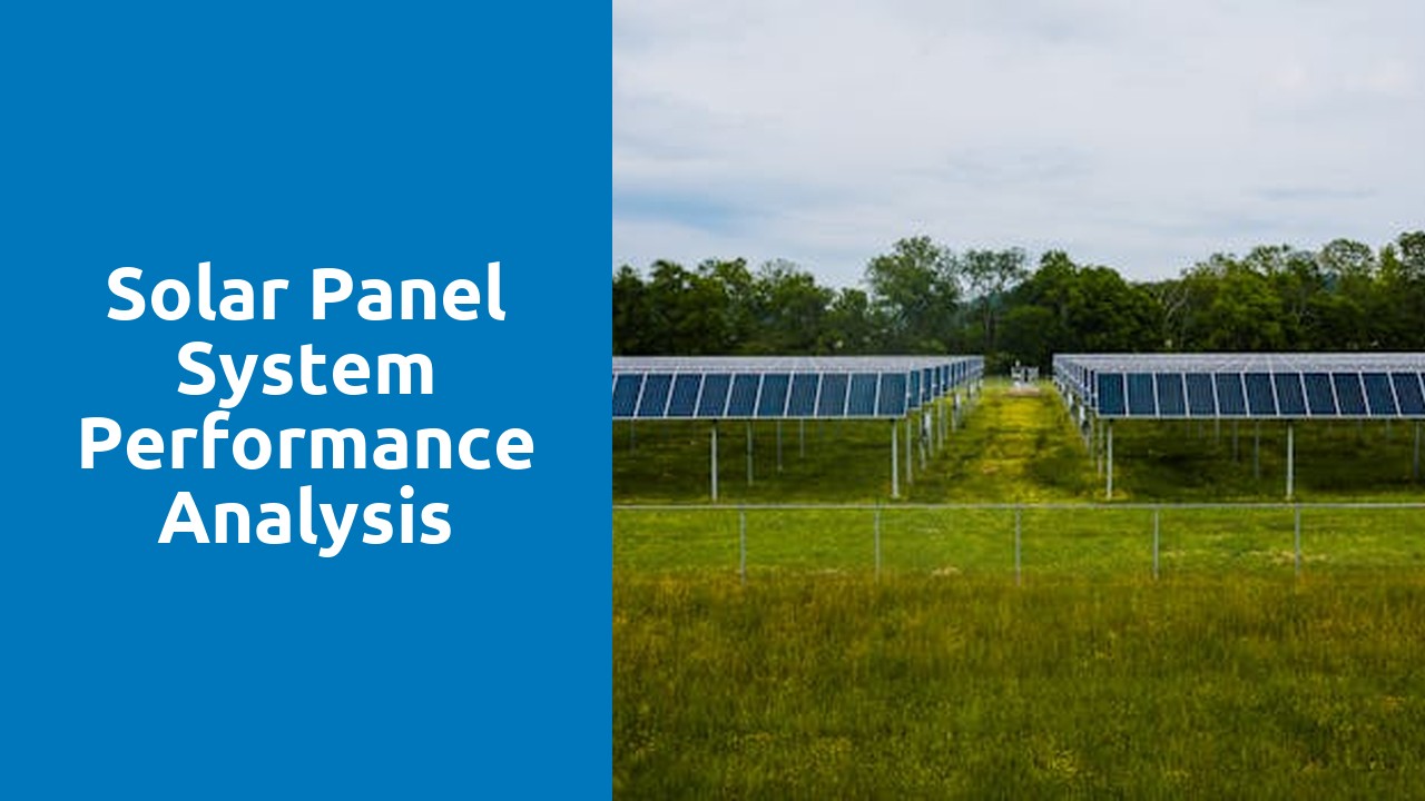 Solar Panel System Performance Analysis