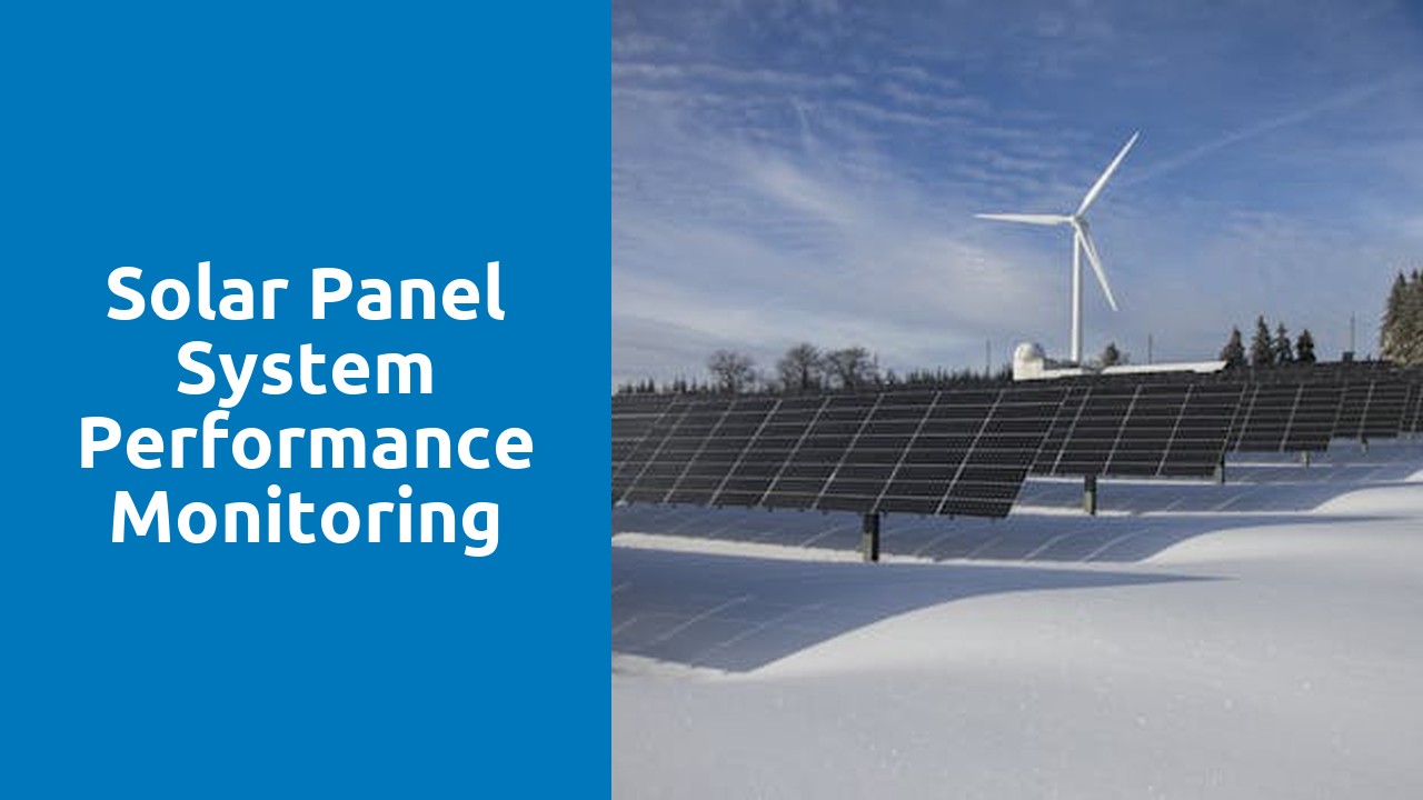 Solar Panel System Performance Monitoring
