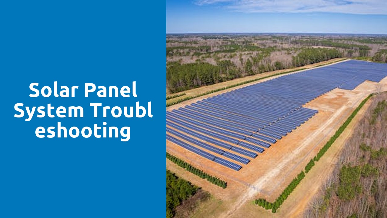 Solar Panel System Troubleshooting